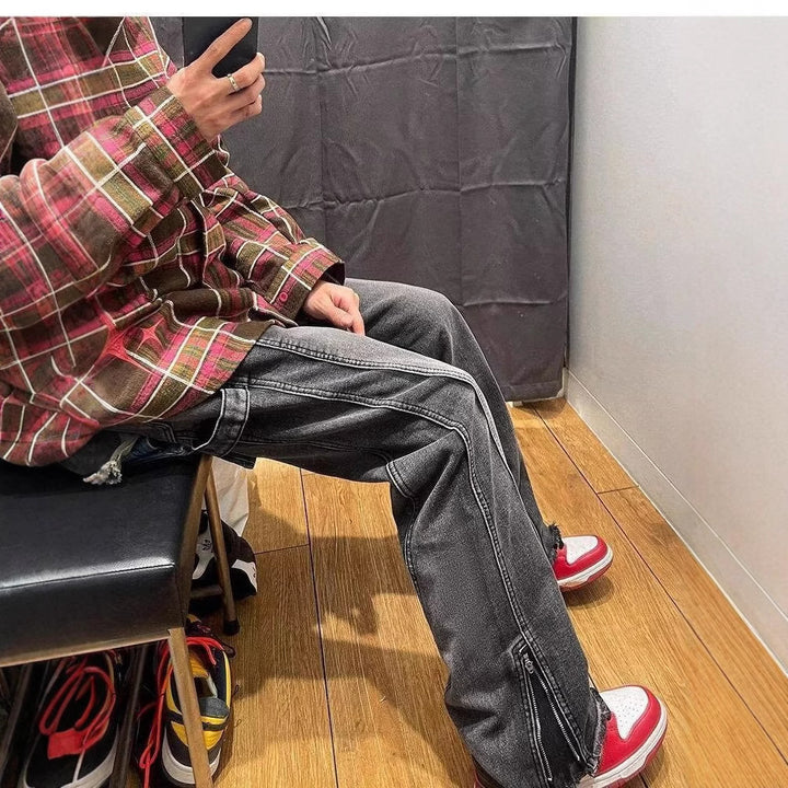 Herren Lässige Cargo-Jeans Drune