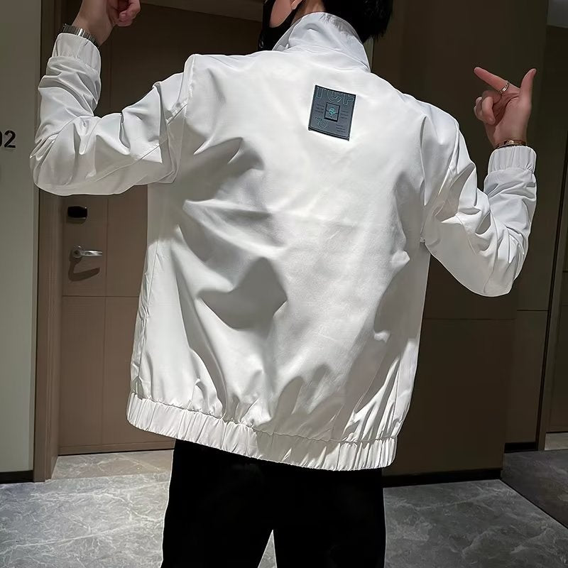 Herren modische Übergangsjacke mit atmungsaktivem und wasserabweisendem Material Drune