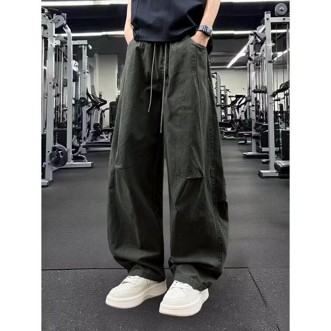 Herren Bequeme Cargo-Hose mit weitem Bein Drune