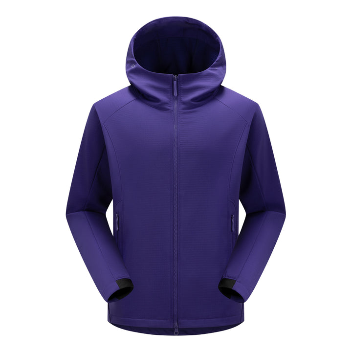Herren Softshell-Outdoorjacke mit Kapuze, winddichter Membran und ergonomischem Schnitt Drune