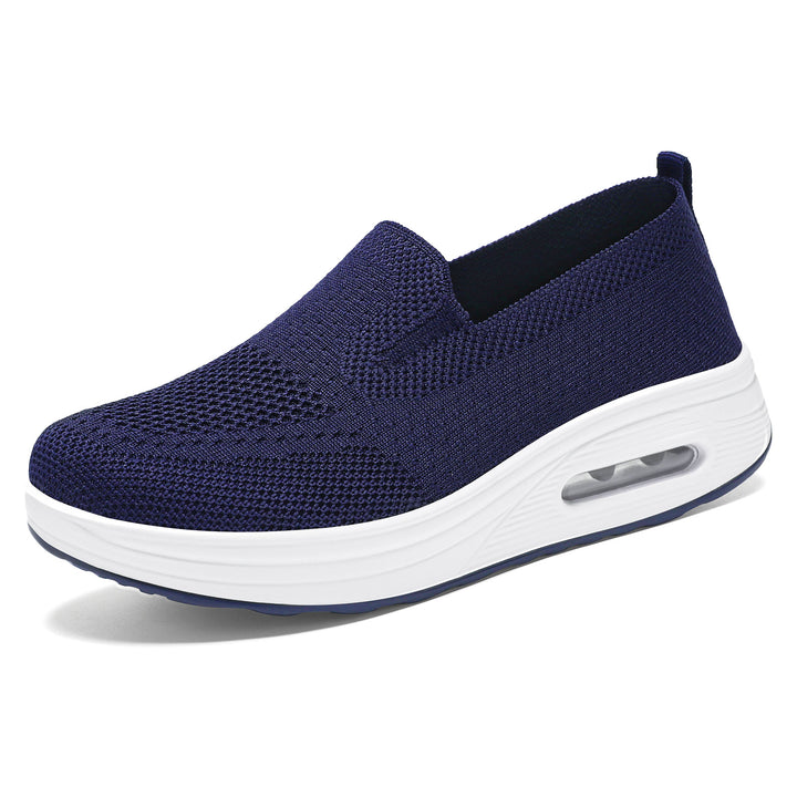 Damen nan gestrickter Schlupfsneaker mit Luftpolster-Dämpfung und ergonomischer Komfortsohle Drune