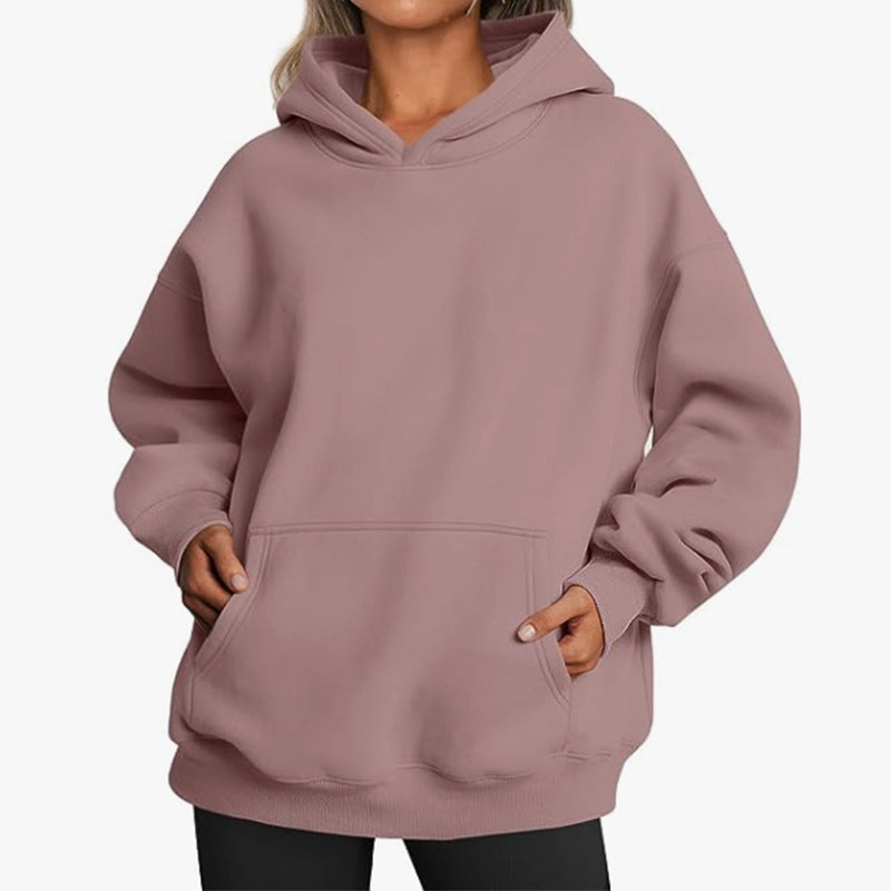Damen oversized Kapuzenpullover Drune