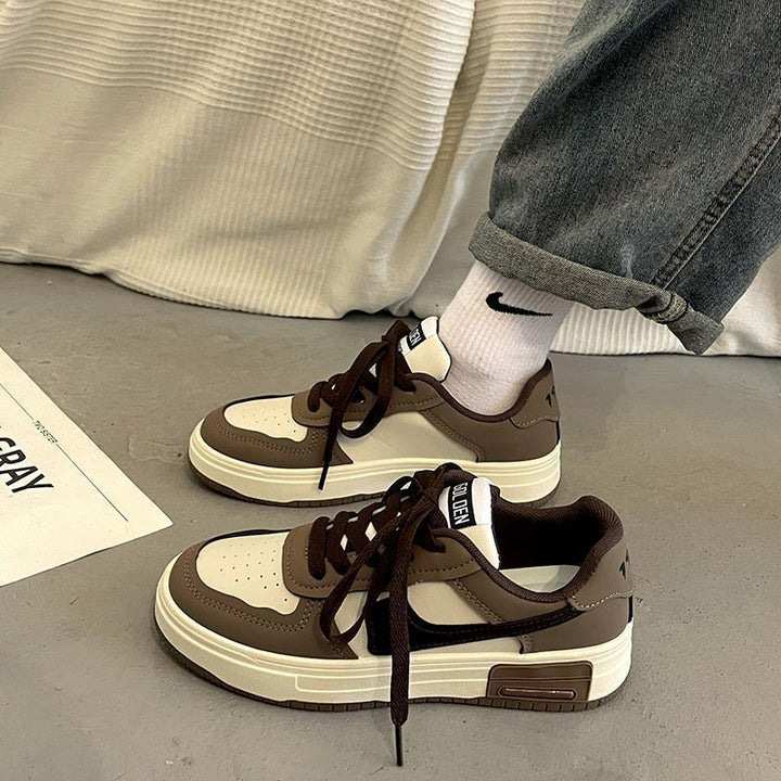 Damen Sneakers im urbanen Retro-Stil mit dicker Sohle Drune