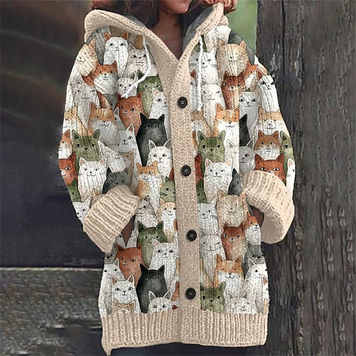 Drune | Streifenmuster-Cardigan