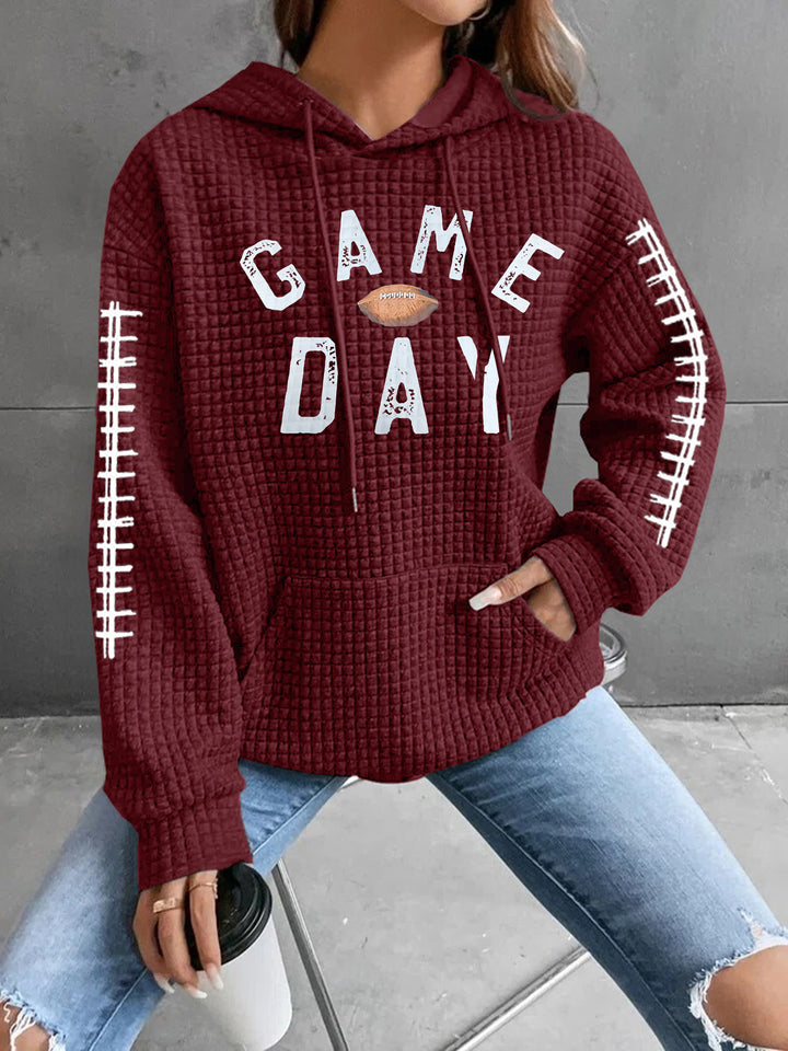 Damen Kapuzenpullover mit gesticktem Design Drune