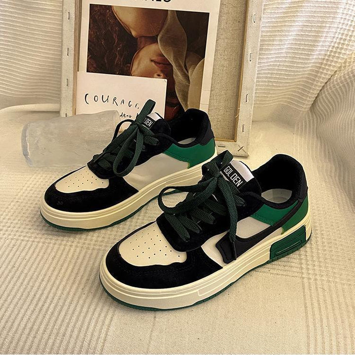 Damen Sneakers im urbanen Retro-Stil mit dicker Sohle Drune