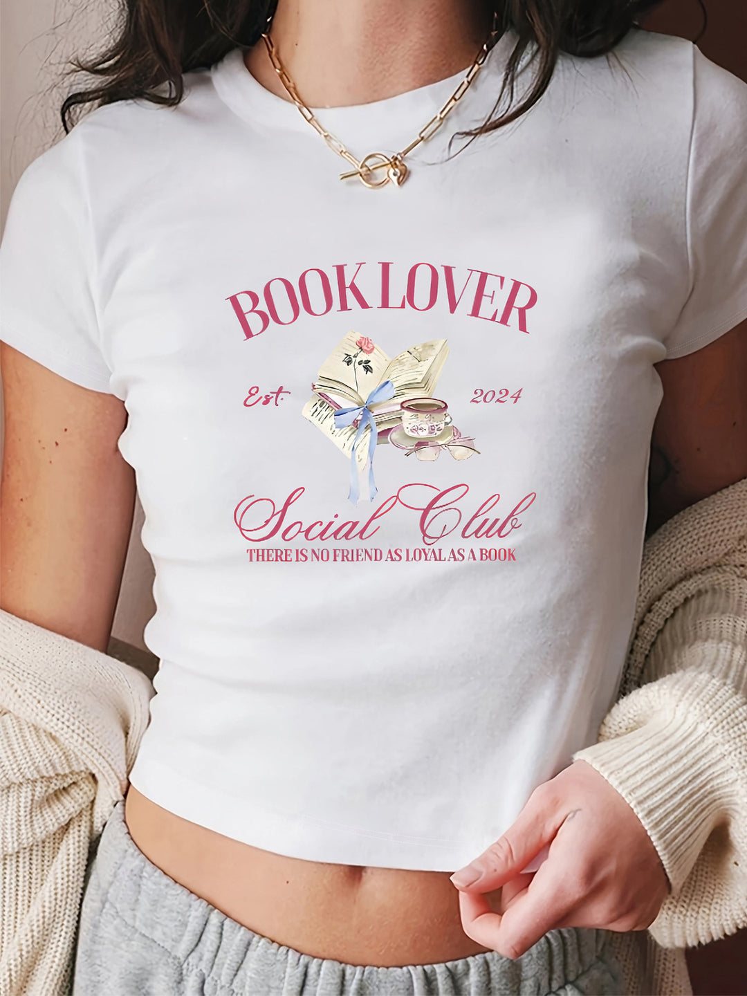 Damen T-Shirt mit künstlerischem Katzenmotiv Drune