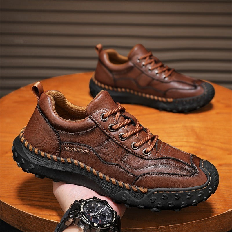 Herren robuste und vielseitige Freizeitschuhe mit griffiger Profilsohle Drune