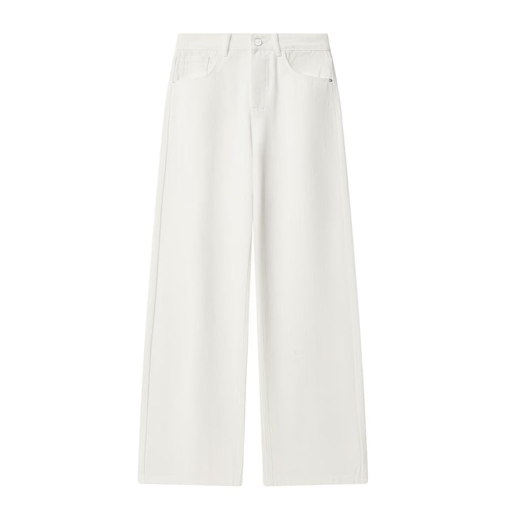 Damen Vintage High-Waist Wide-Leg Jeans mit authentischem Denim Drune