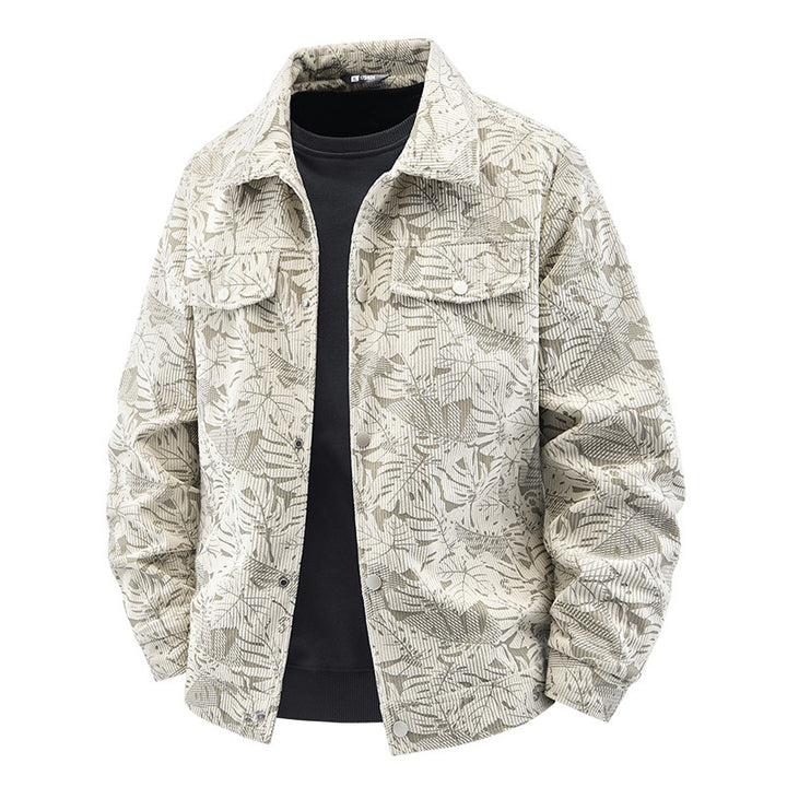 Herren Gemusterte Baumwolljacke Drune