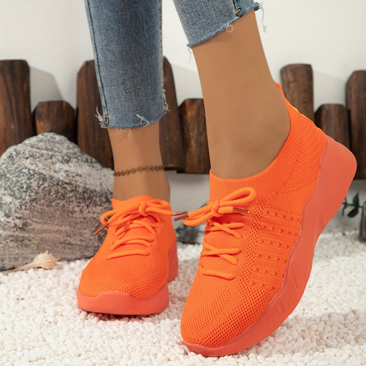 Damen Atmungsaktive Sport-Sneaker mit flexiblem Obermaterial und rutschfester Sohle Drune