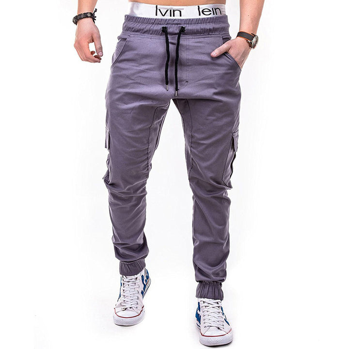 Herren cargo Jogginghose mit elastischem Bund und praktischen Seitentaschen Drune