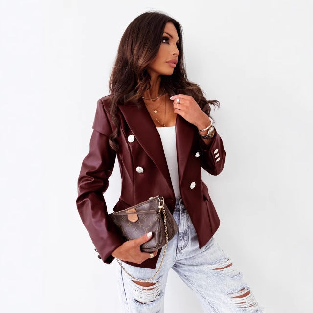 Damen Blazer mit doppelter Knopfleiste Drune