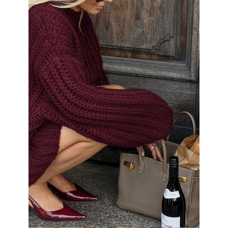 Damen Oversized Strickpullover Drune