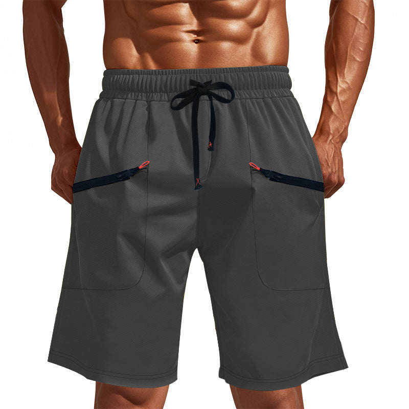 Herren Sportliche Shorts mit vielseitigen Taschen und elastischem Bund Drune