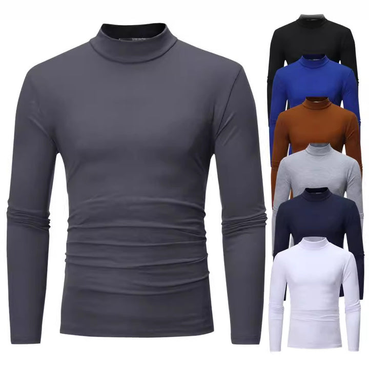 Herren Rollkragenpullover aus weichem Jersey Drune