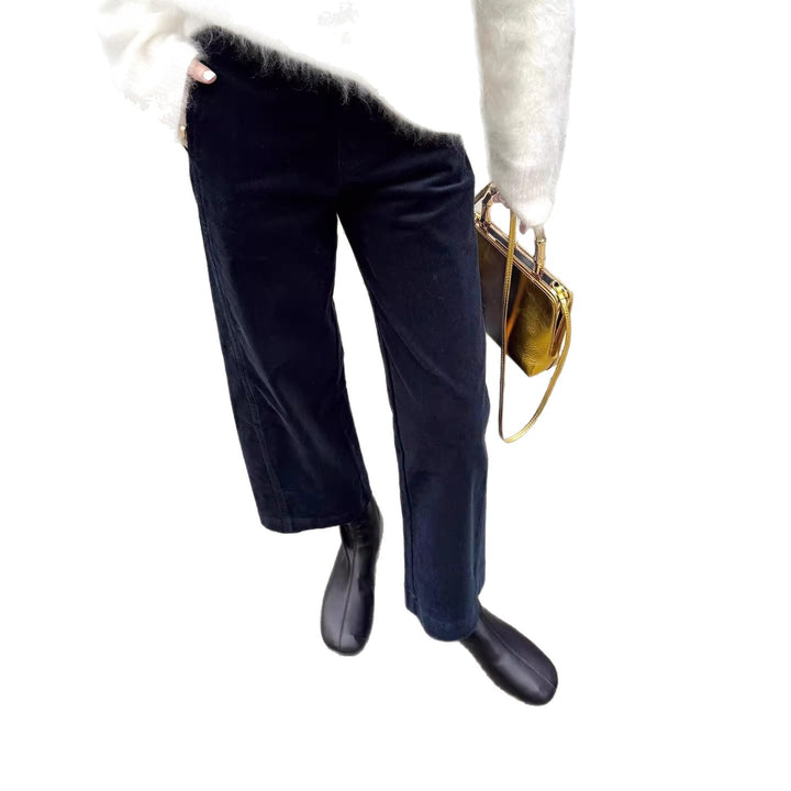 Damen Elegante und bequeme Stoffhose Drune