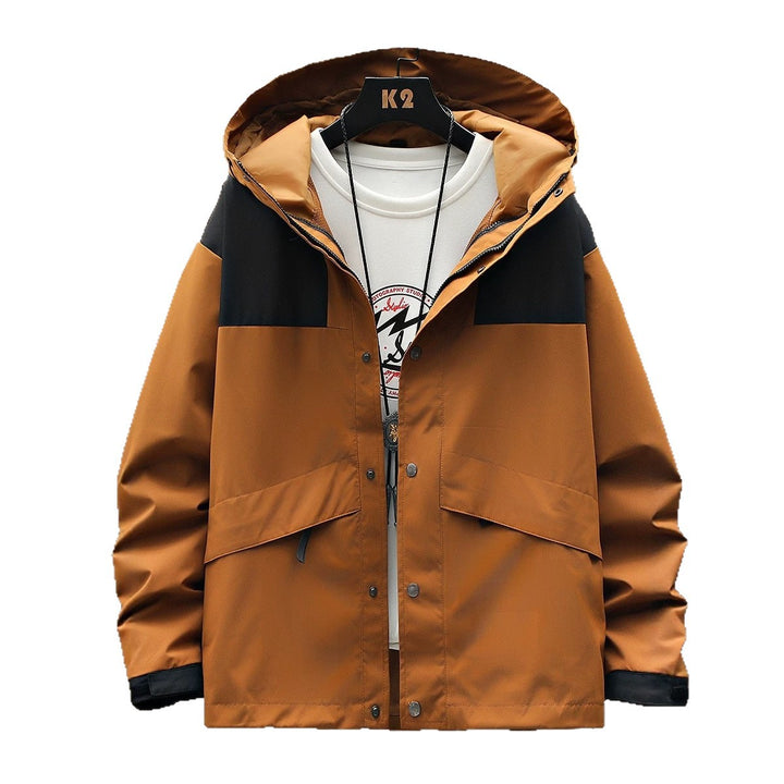 Herren Funktionsjacke mit verstellbarem Kapuzensystem Drune