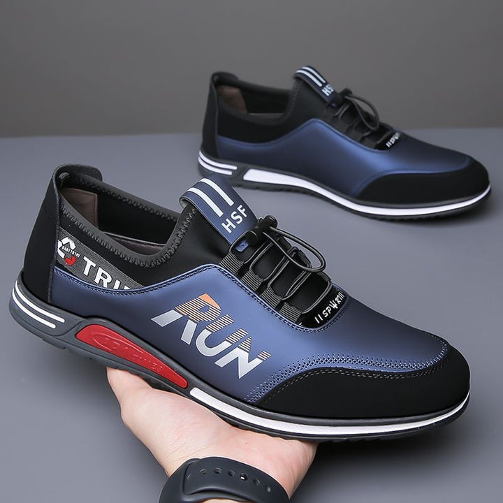 Herren Slip-On-Sneaker mit elastischer Schnellzug-Schnürung und neoprenem Komfortkragen Drune