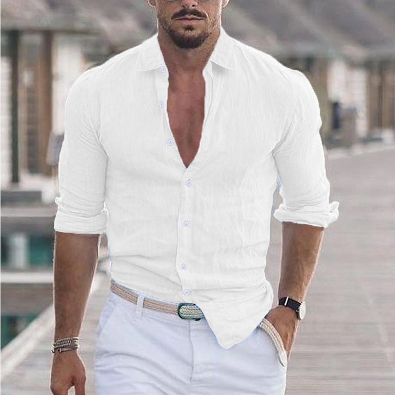 Herren Premium Hemd mit modernem Slim-Fit Schnitt und hautfreundlicher Textur Drune
