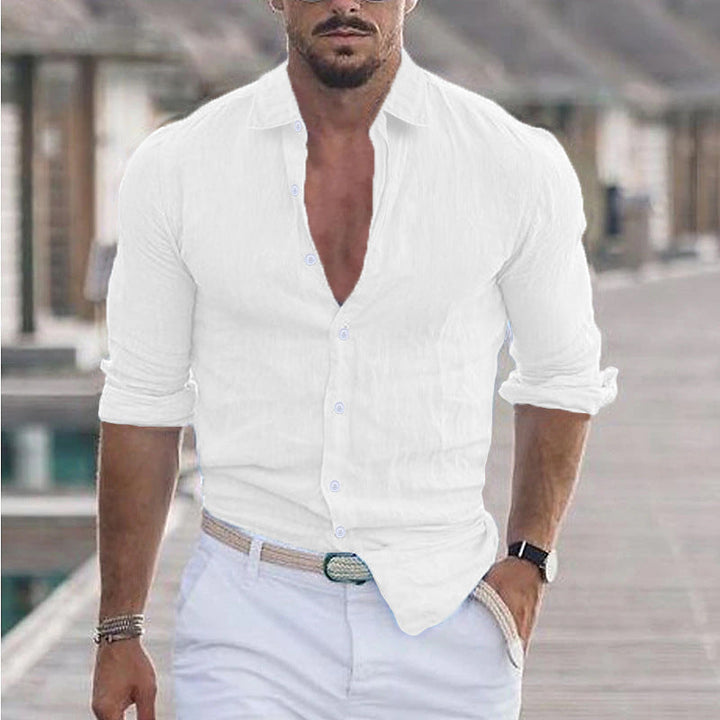 Herren Premium Hemd mit modernem Slim-Fit Schnitt und hautfreundlicher Textur Drune