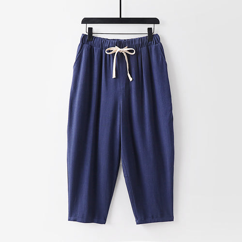 Damen Lässige Jogginghose mit Zugband und weitem Bein Drune