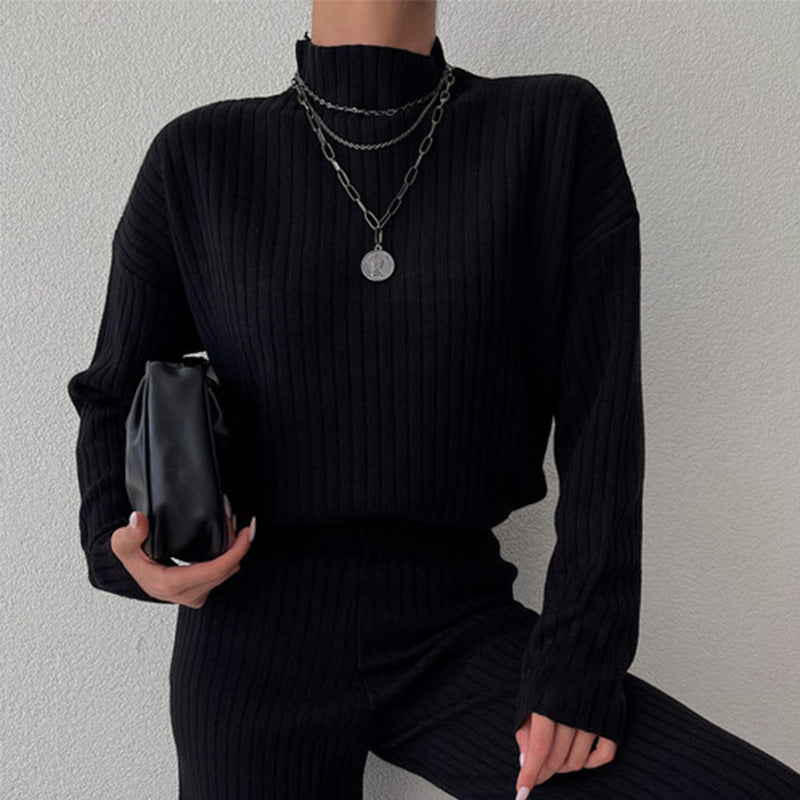 Damen Pullover im modernen Rippen-Design mit lässigem Schnitt Drune
