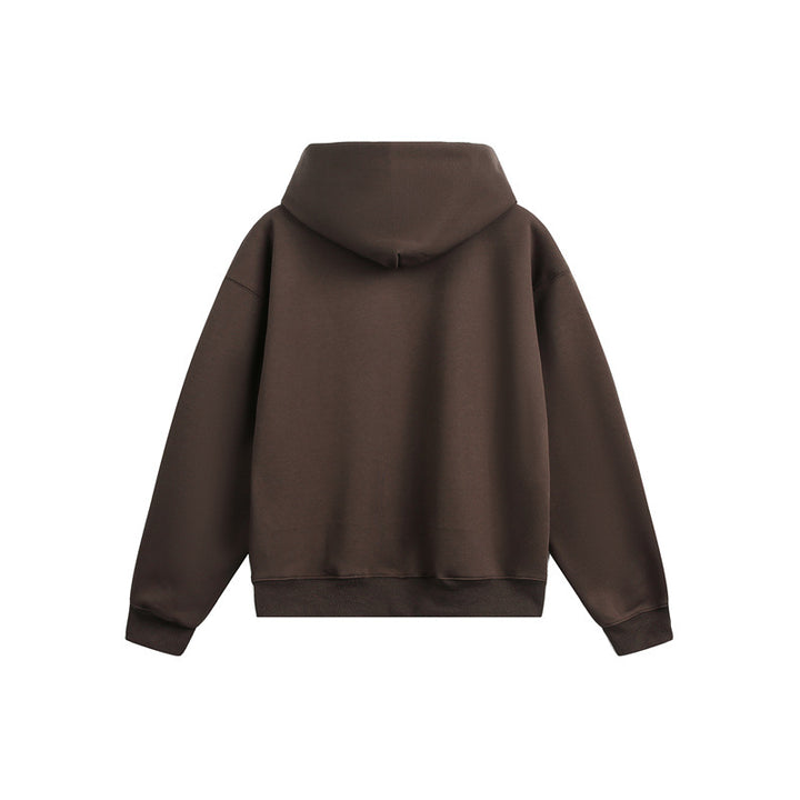 Unisex Kapuzenpullover mit relaxed Fit und abstraktem Frontprint Drune