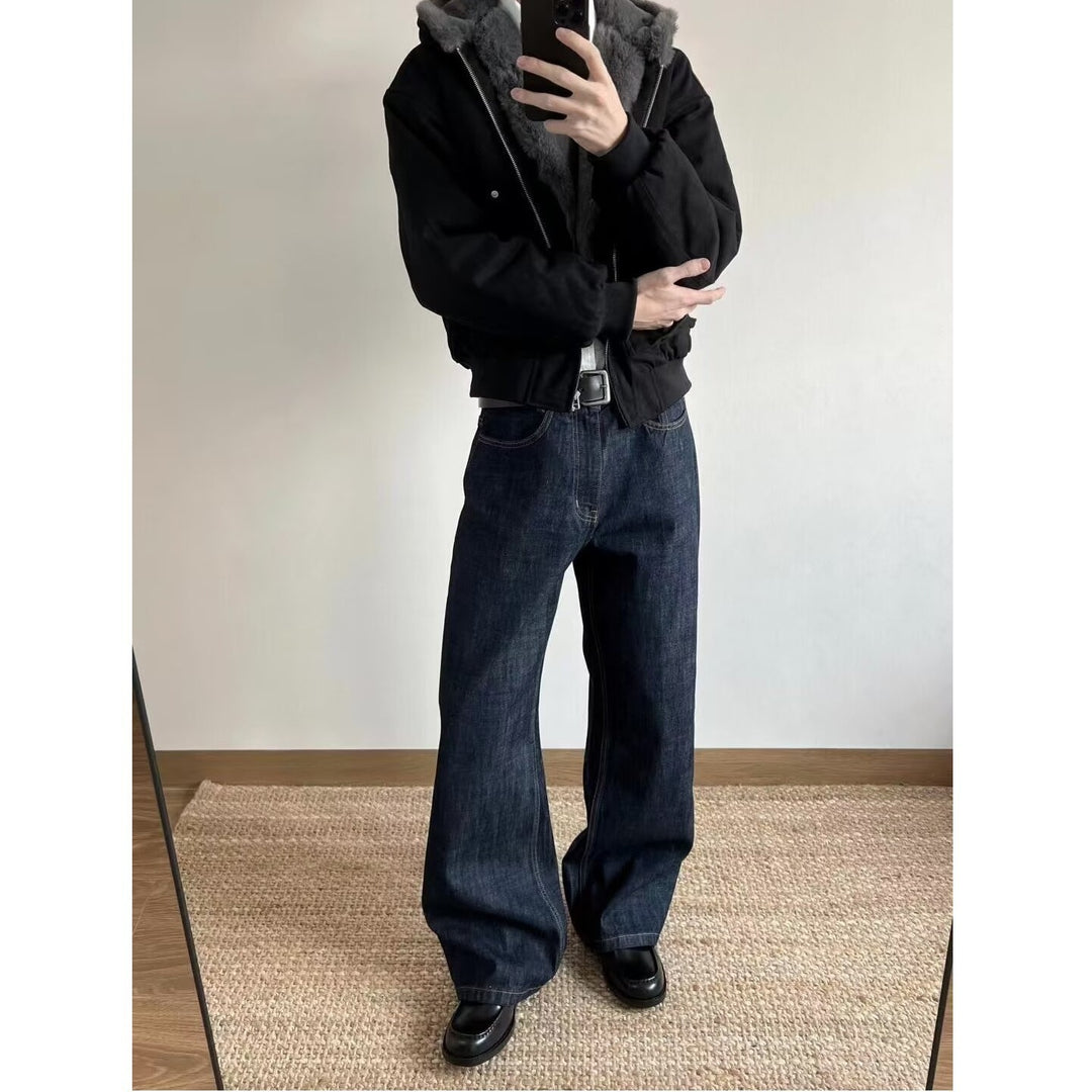 Damen Modische Weitgeschnittene Jeans Drune