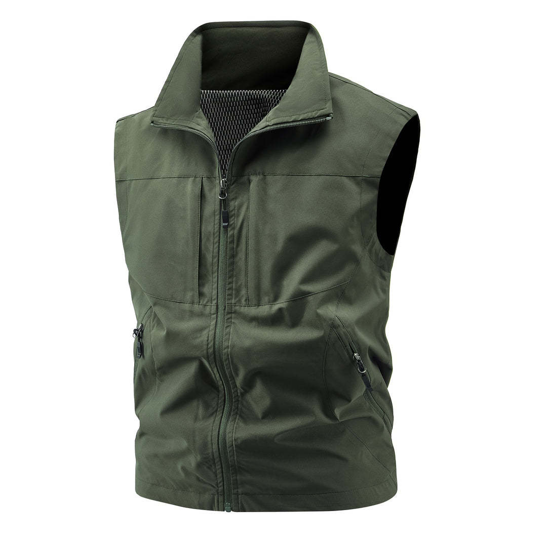 Damen atmungsaktive Softshell-Weste mit Stehkragen und taillierter Schnittführung Drune