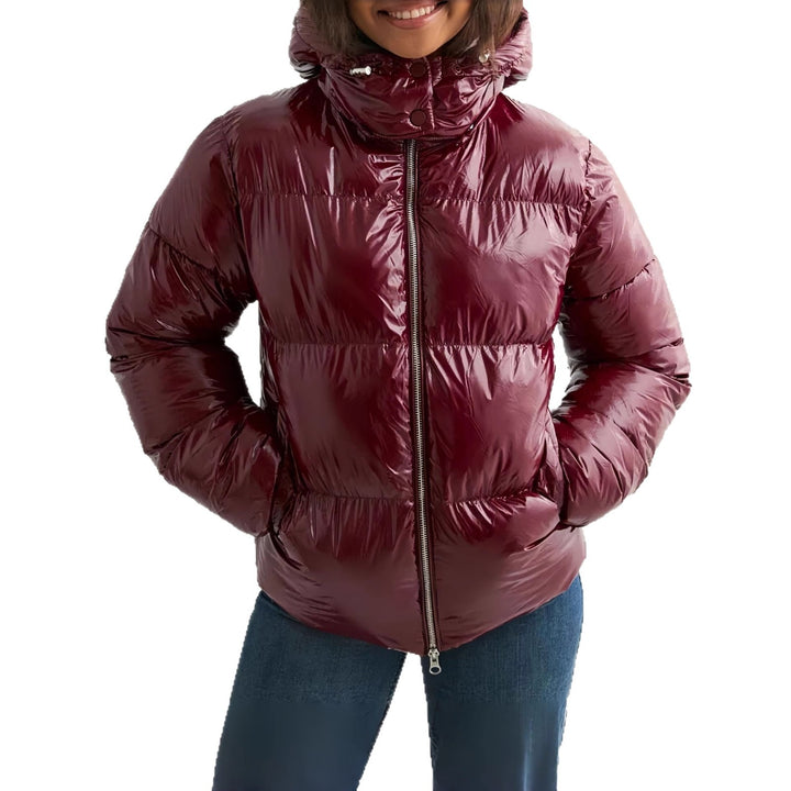 Damen Modische Winterdaunenjacke
