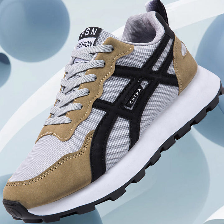Unisex Retro-inspirierte leichte Laufschuhe mit atmungsaktivem Mesh und profilierter Laufsohle Drune