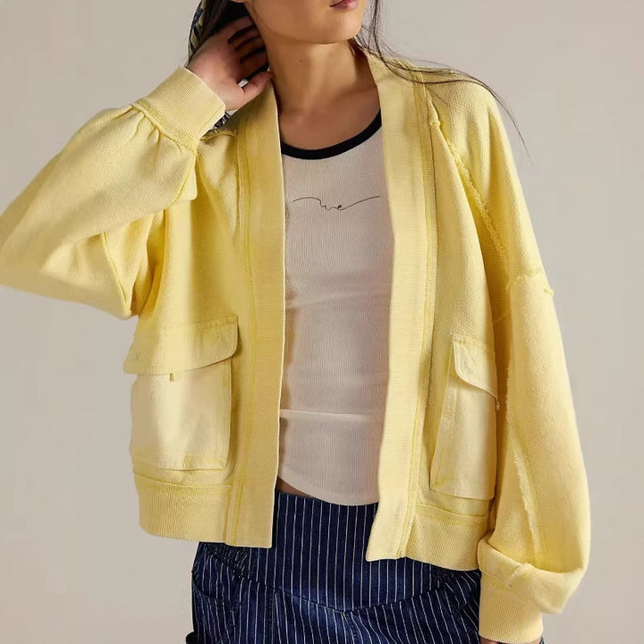 Damen Verspielt Elegante Kurzarm Bluse