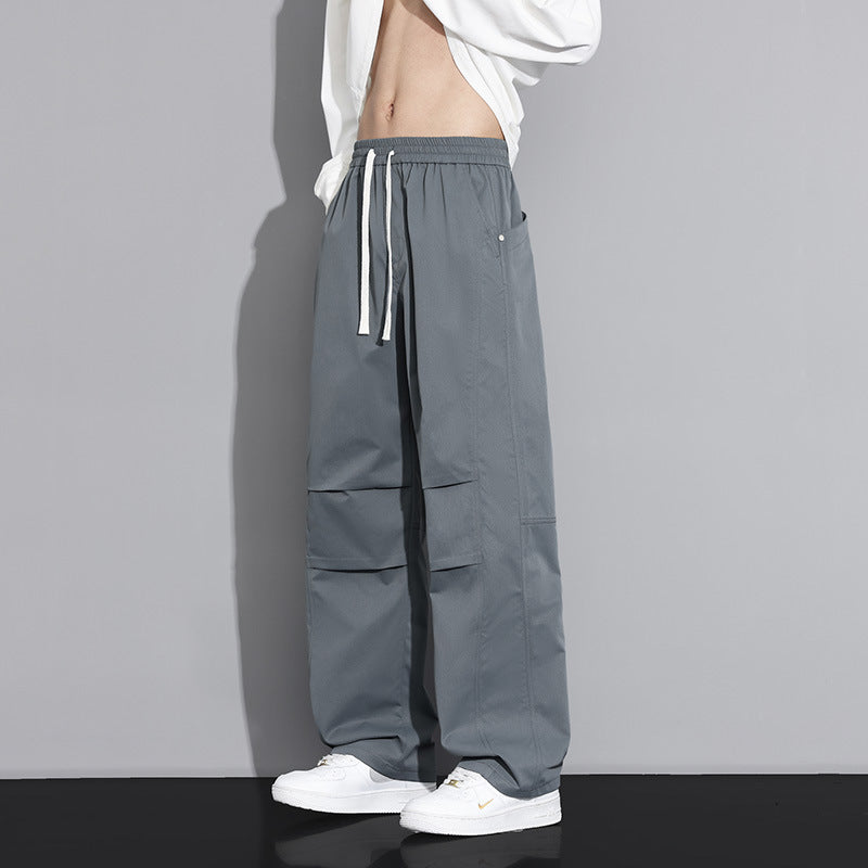 Herren modische Weit geschnittene Cargo-Hose Drune