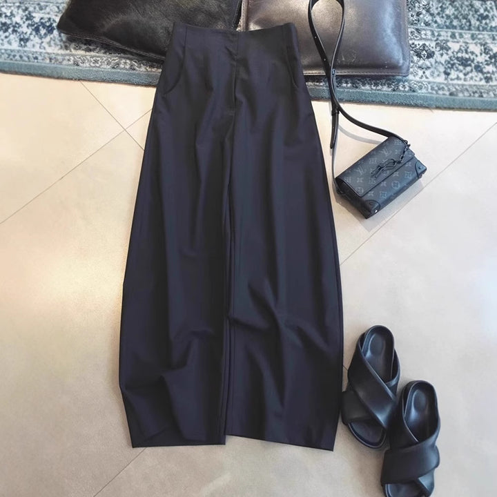 Damen Weit geschnittene schicke Hose Drune