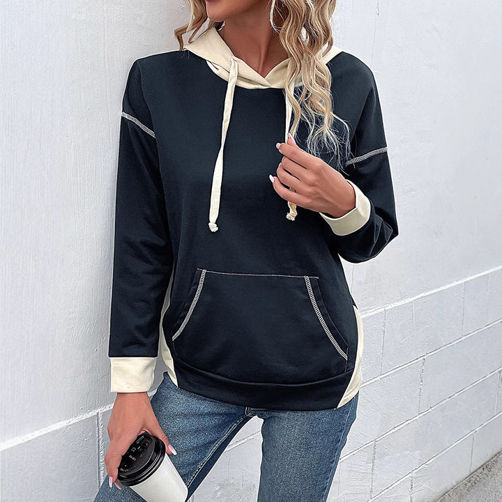Damen Hoodie mit Kapuze und praktischen Taschen Drune