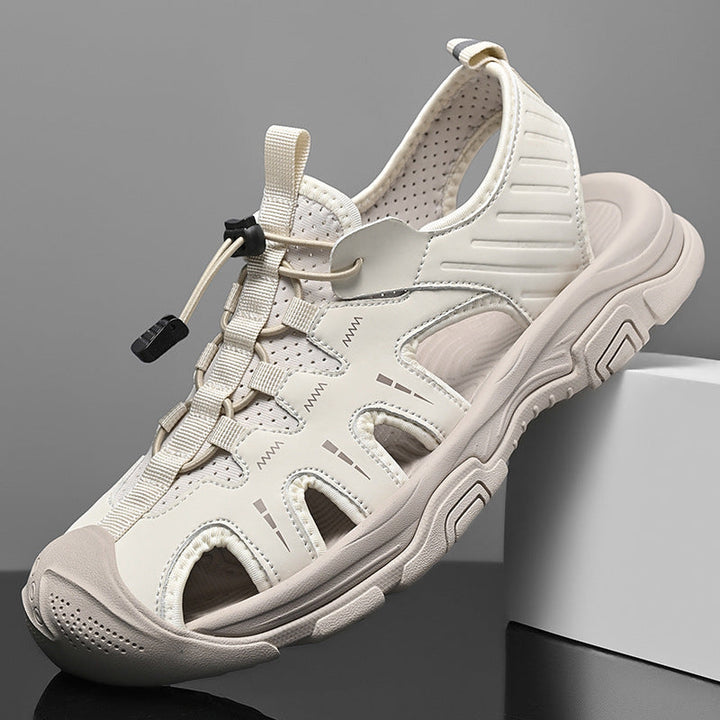 Herren Sportliche Outdoor-Sandalen mit rutschfester Sohle und verstellbarem Riemen Drune