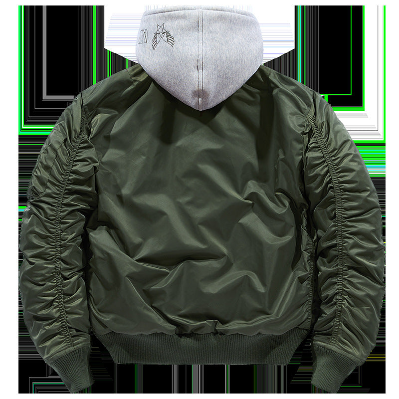 Herren Taillierte Übergangsjacke mit Kapuze Drune