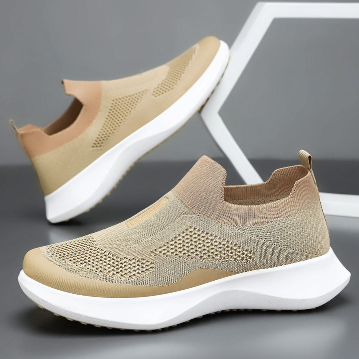 Damen Leichte Sneaker mit elastischem Mesh-Obermaterial Drune