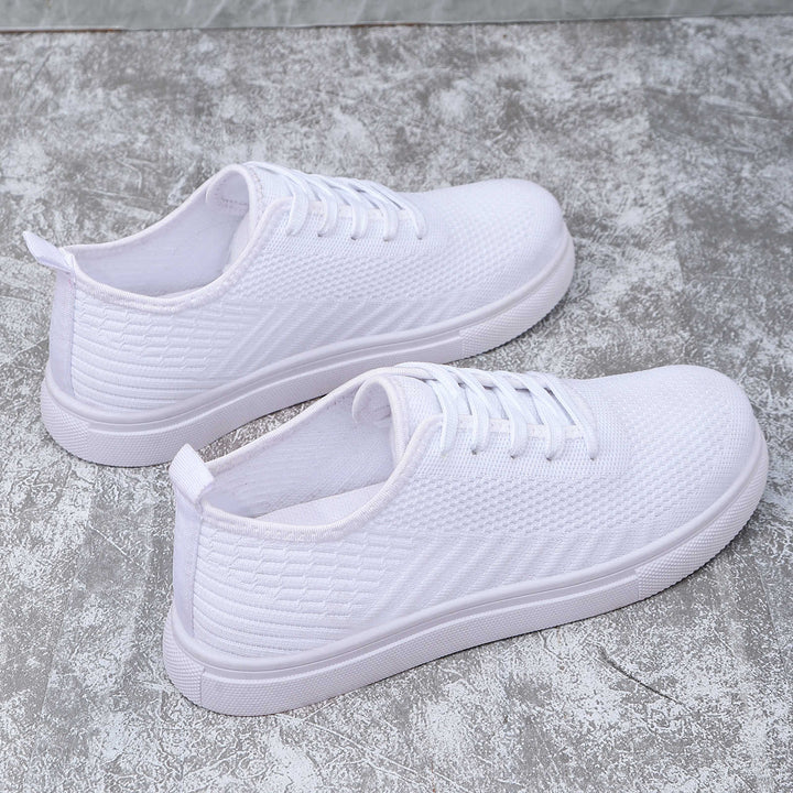 Damen nan leichter Strick-Slip-On Sneaker mit elastischem Sockeneinstieg, atmungsaktivem 3D-Gestrick und dämpfender Leichtsohle Drune