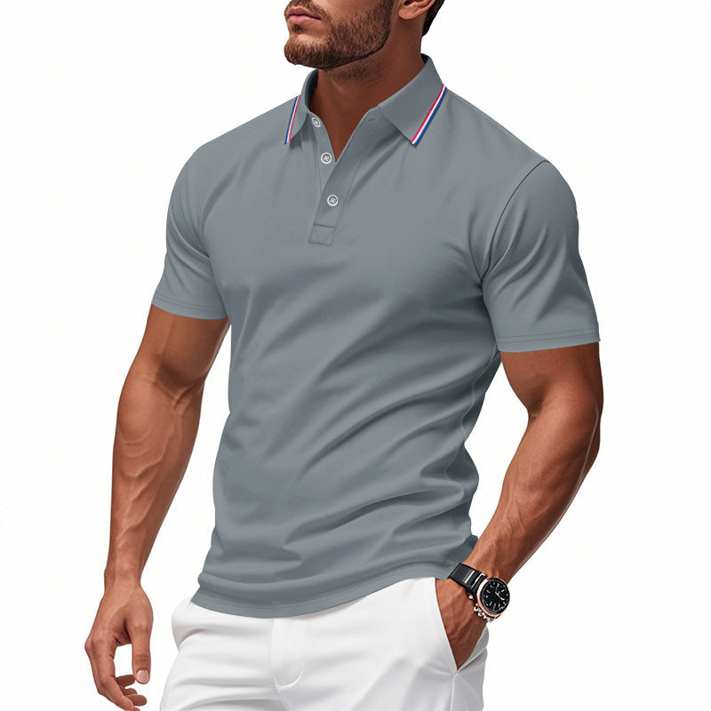 Herren Poloshirt mit modernem Kragen und feuchtigkeitsregulierender Technologie Drune
