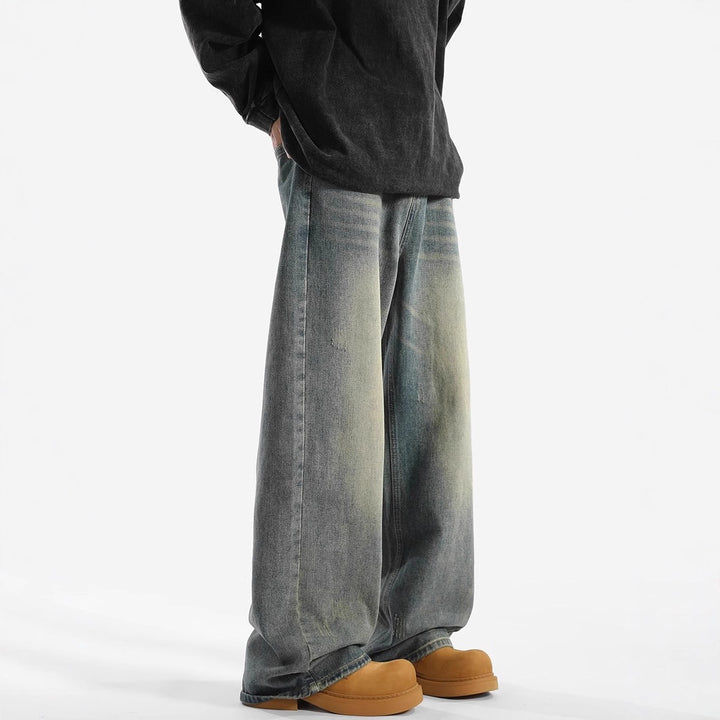 Damen Weit geschnittene lässige Jeans Drune