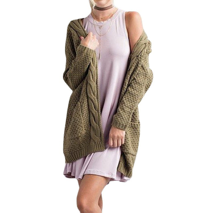 Damen Strickcardigan mit gemütlicher Oversized-Passform und Taschen Drune