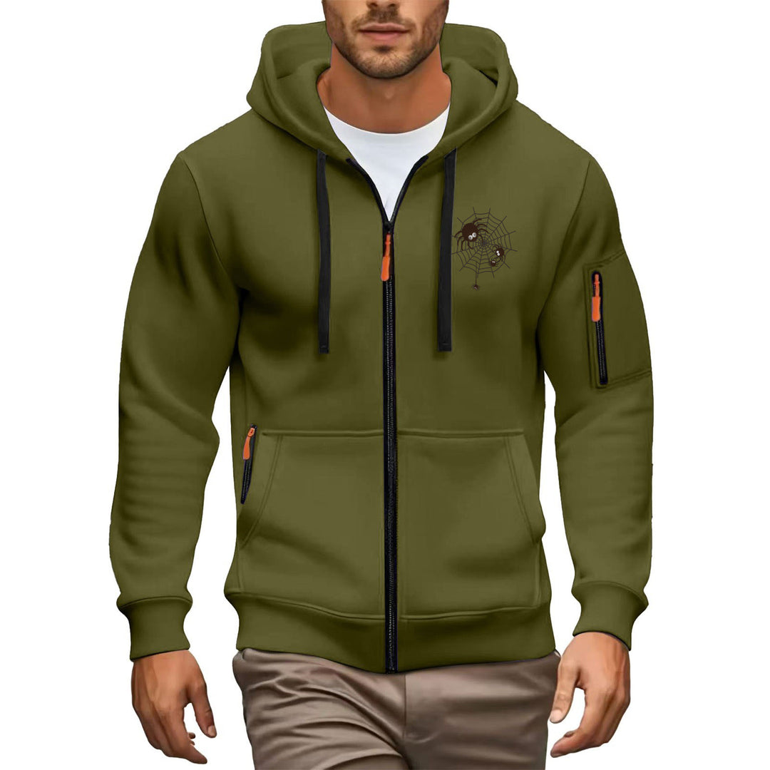 Herren Hochwertiger Zip-Hoodie Drune