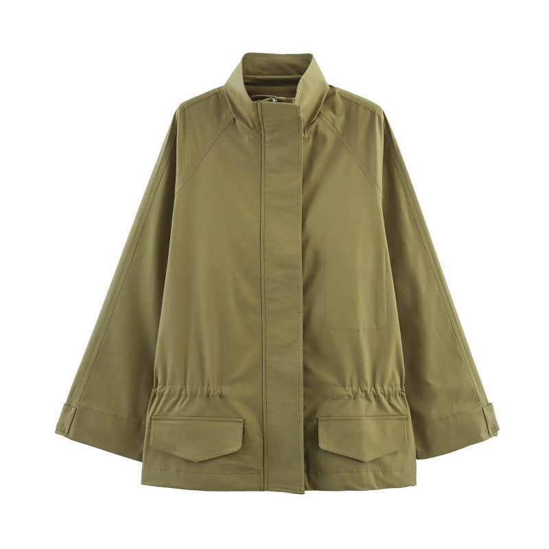 Damen Übergangsjacke mit praktischem Reißverschluss und großen Taschen Drune