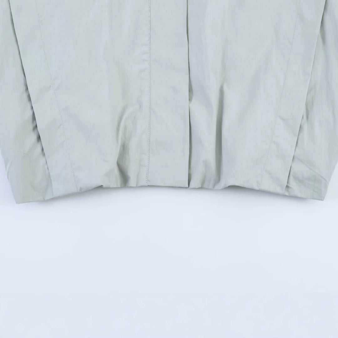 Damen Kurze Windjacke mit Stehkragen, oversized Ärmeln und verdeckter Front Drune