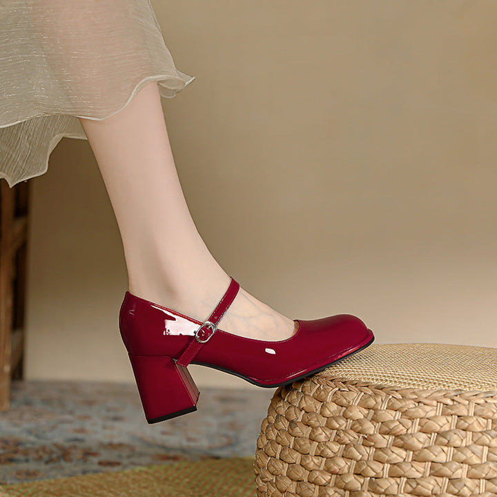 Drune | Stilvolle Wasserdichte Mary Jane Pumps