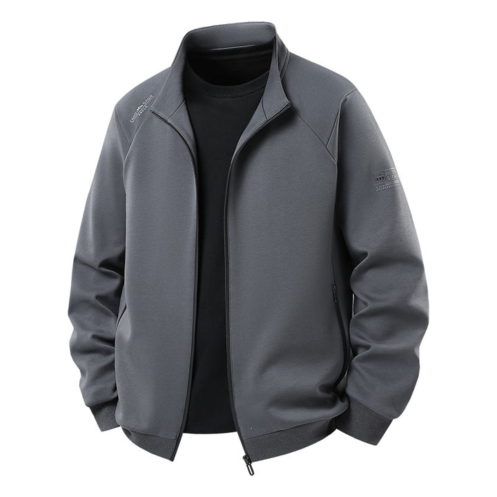Herren Leichter Freizeit-Trainingsanzug-Set mit Reißverschlussjacke, elastischer Bund & Reißverschlusstaschen Drune