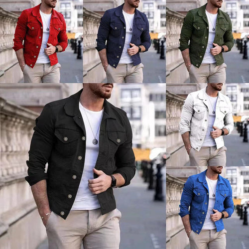Herren Jeansjacke im modernen Schnitt Drune