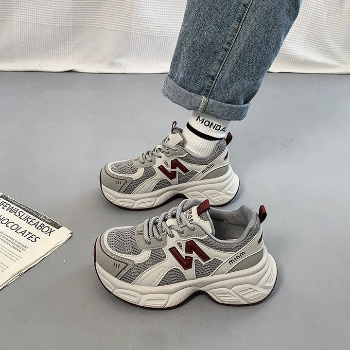 Damen Sportliche Sneaker mit atmungsaktivem Obermaterial Drune